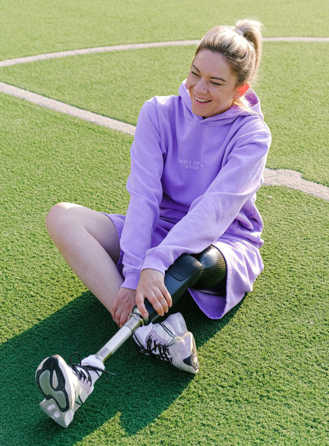 Sport adapté - jeune femme sportive